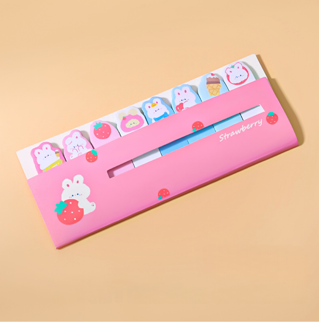 Cute Animal Character Index Tabs, 15-pcs