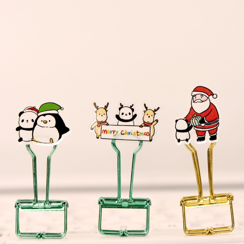 NEKONI Panda Christmas Sticker, 20-pcs