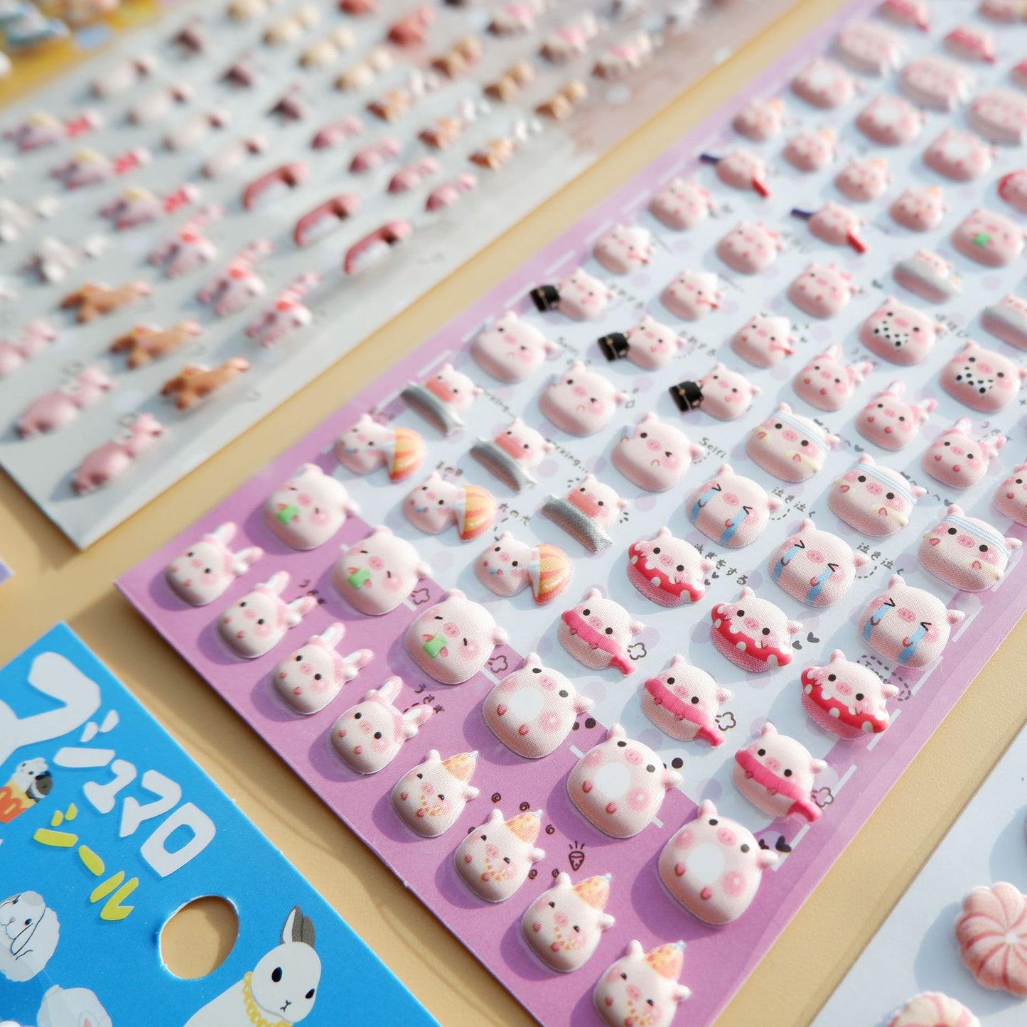 NEKONI Cute Mini Character Sticker, 18-pcs