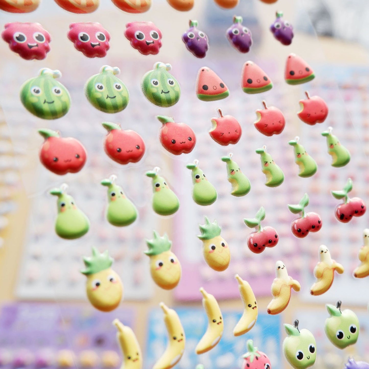 NEKONI Cute Mini Character Sticker, 18-pcs