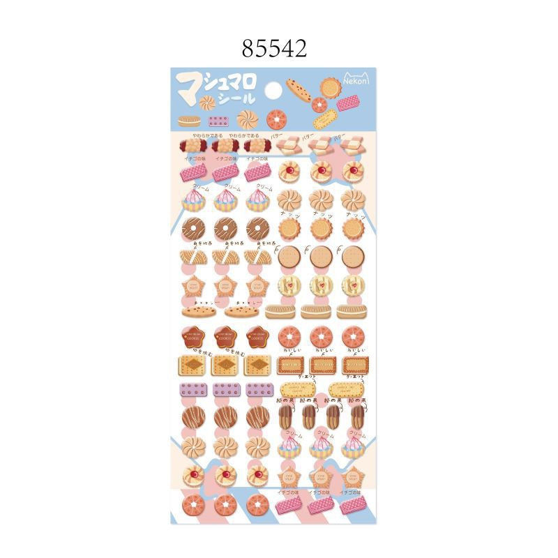 NEKONI Cute Mini Character Sticker, 18-pcs