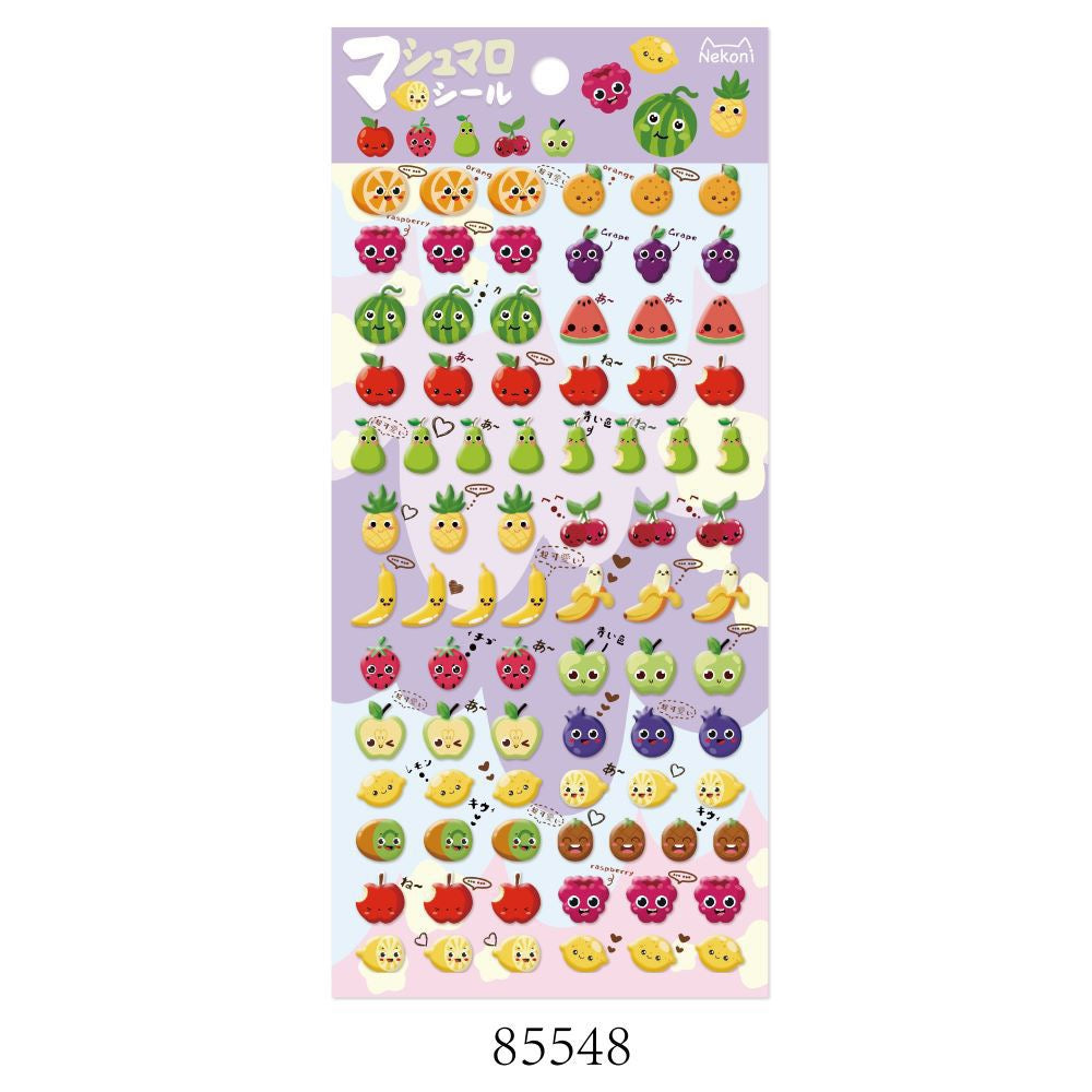 NEKONI Cute Mini Character Sticker, 18-pcs