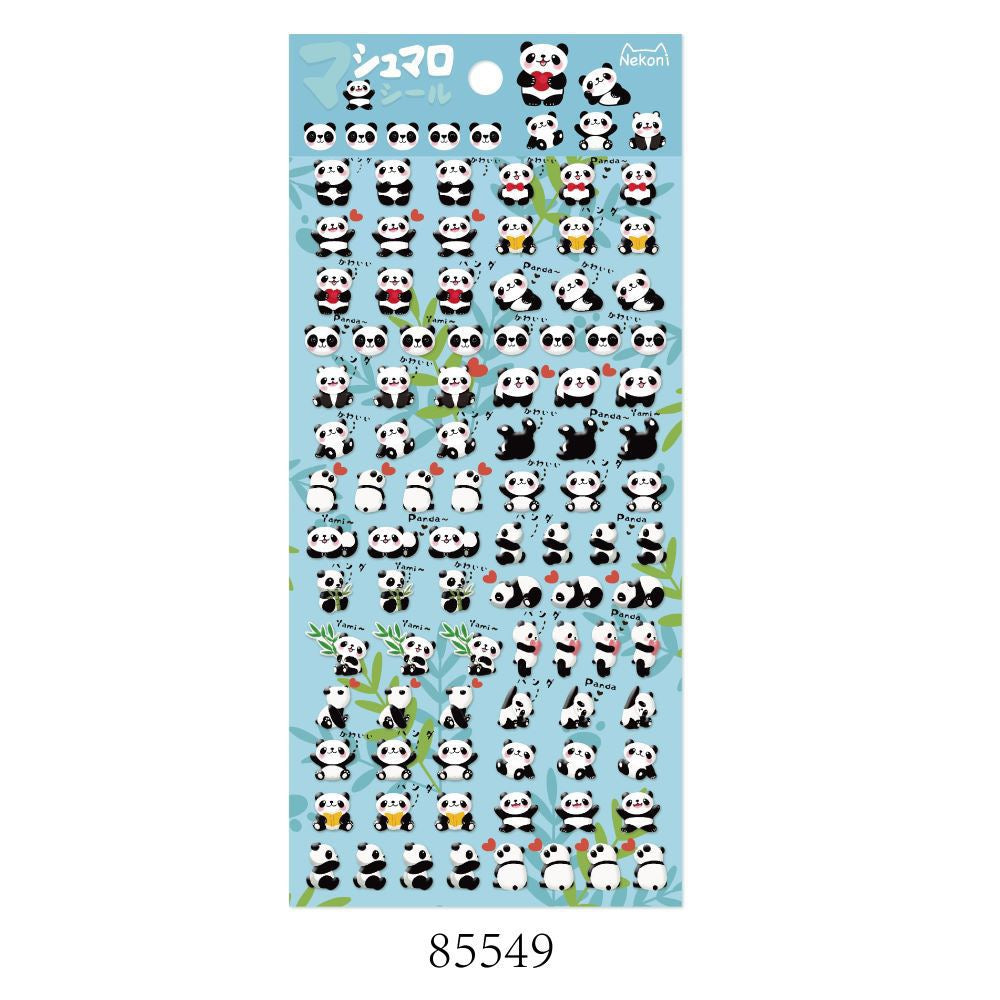 NEKONI Cute Mini Character Sticker, 18-pcs