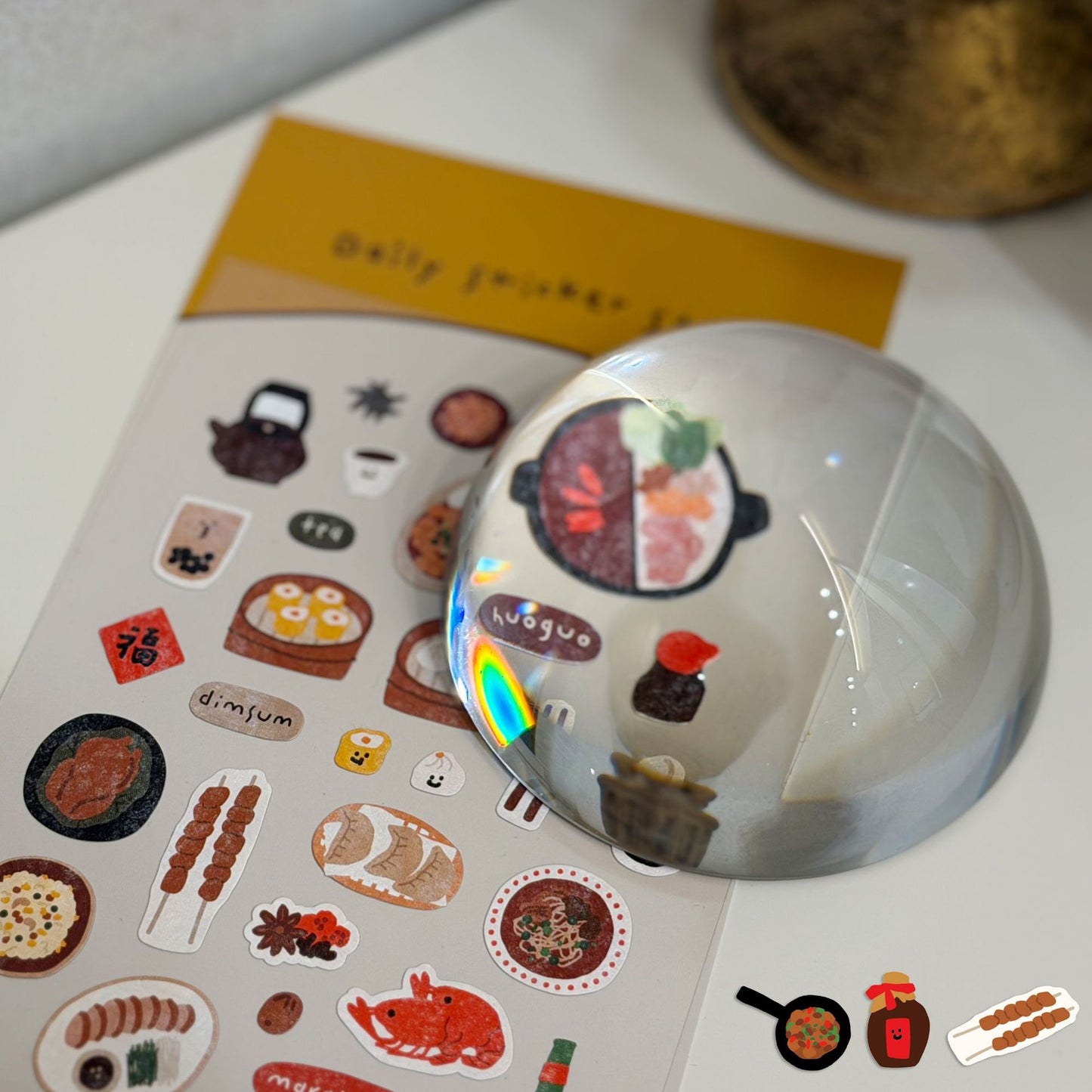 BONITO Classic Chinese Food Stickers, 18-pcs