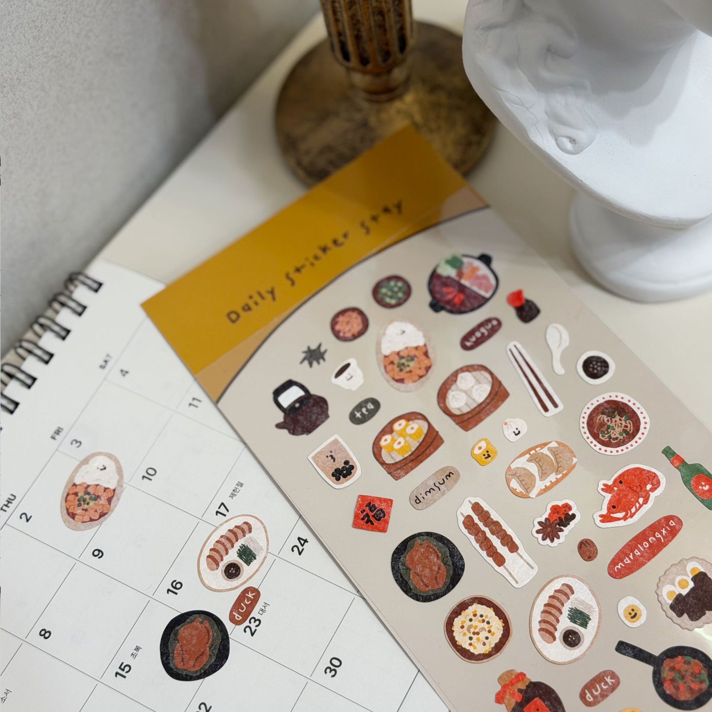 BONITO Classic Chinese Food Stickers, 18-pcs