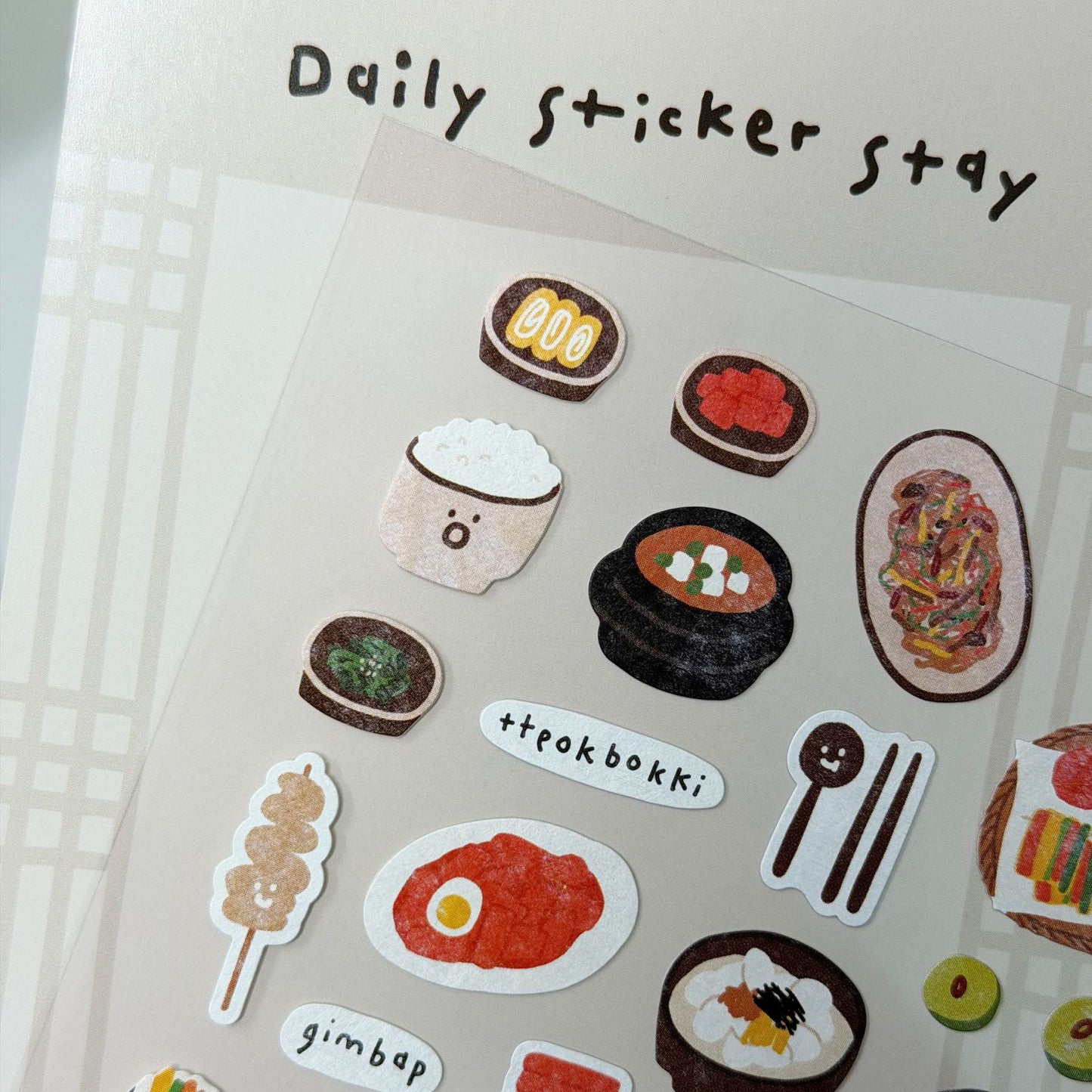 BONITO Classic Korean Food Stickers, 18-pcs