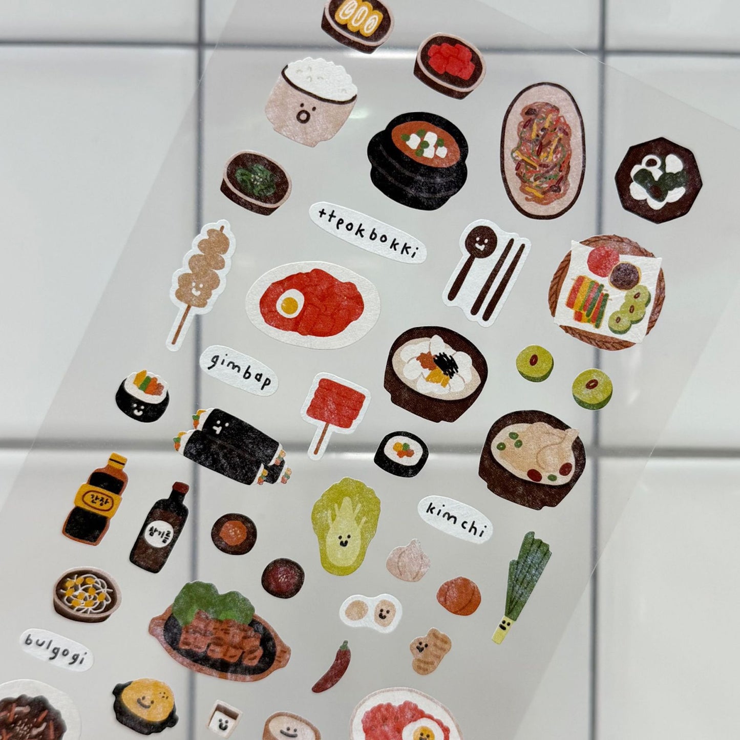 BONITO Classic Korean Food Stickers, 18-pcs
