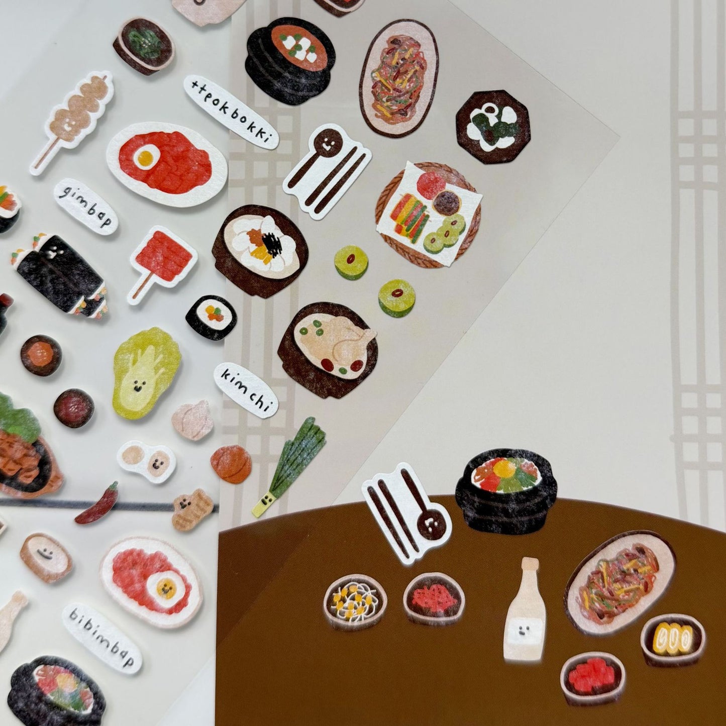 BONITO Classic Korean Food Stickers, 18-pcs