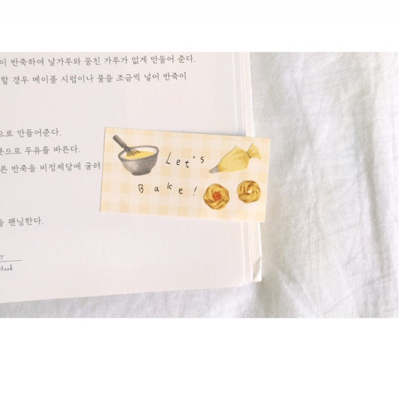 Suatelier Let's Bake! Paper Sticker, 18-pcs