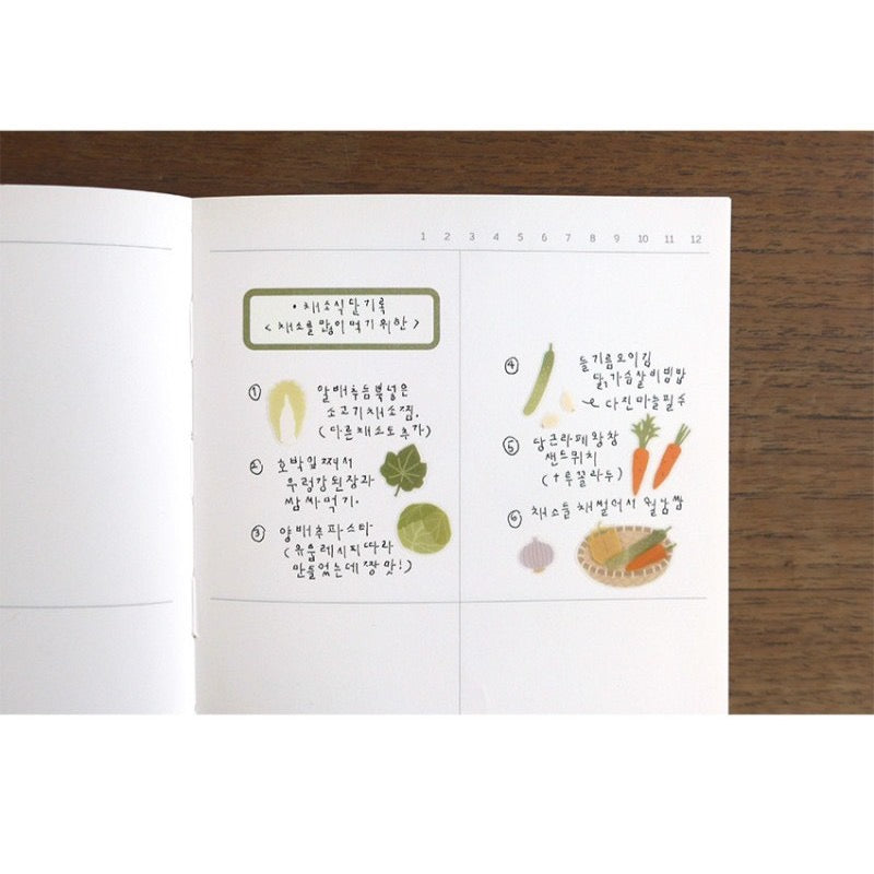 Suatelier Farm Fresh Veggies Stickers, 18-pcs