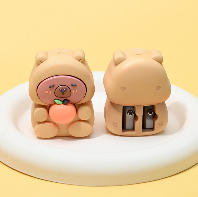 2-in-1 Eraser Pencil Sharpener Collection, 20-pcs/set