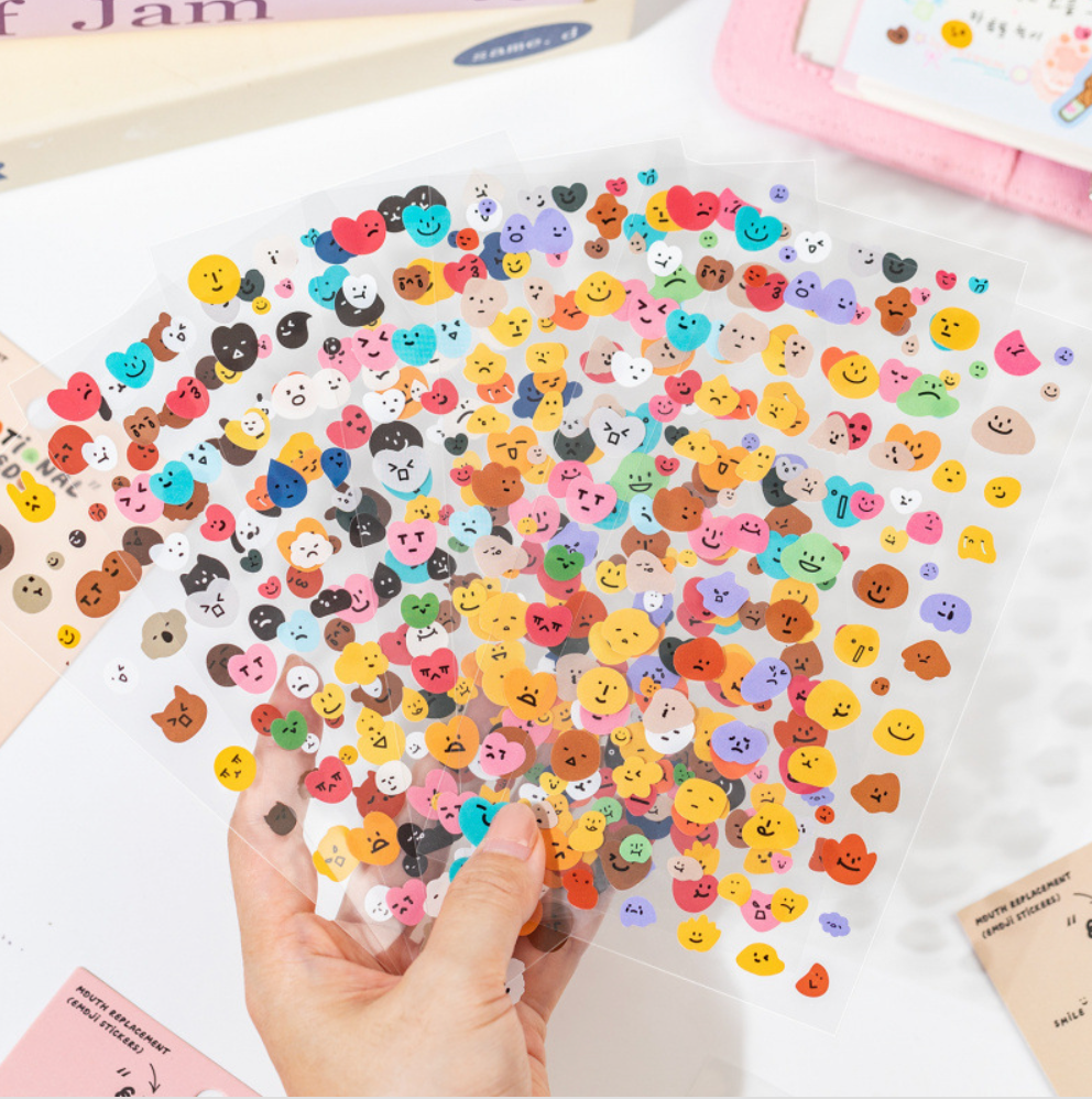 Emotion Expression Stickers, 20-pcs/set