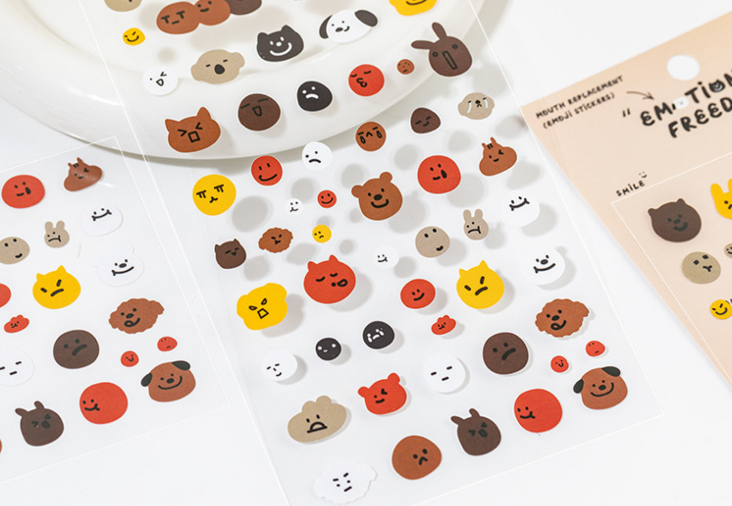 Emotion Expression Stickers, 20-pcs/set