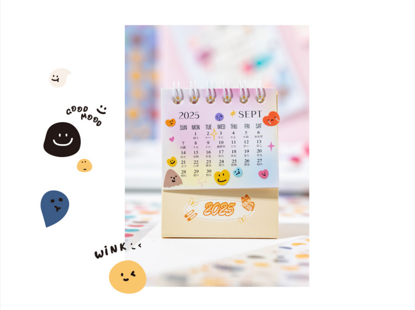 Emotion Expression Stickers, 20-pcs/set