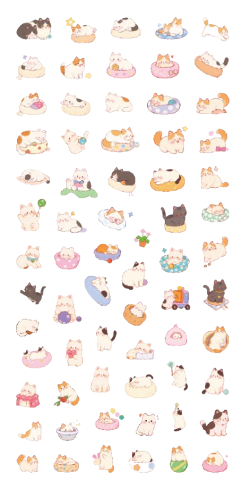 Adorable Animal Sticker collection, 20-pcs/set