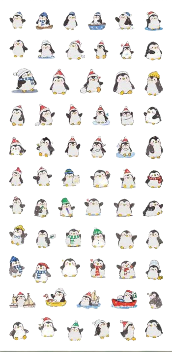 Adorable Animal Sticker collection, 20-pcs/set