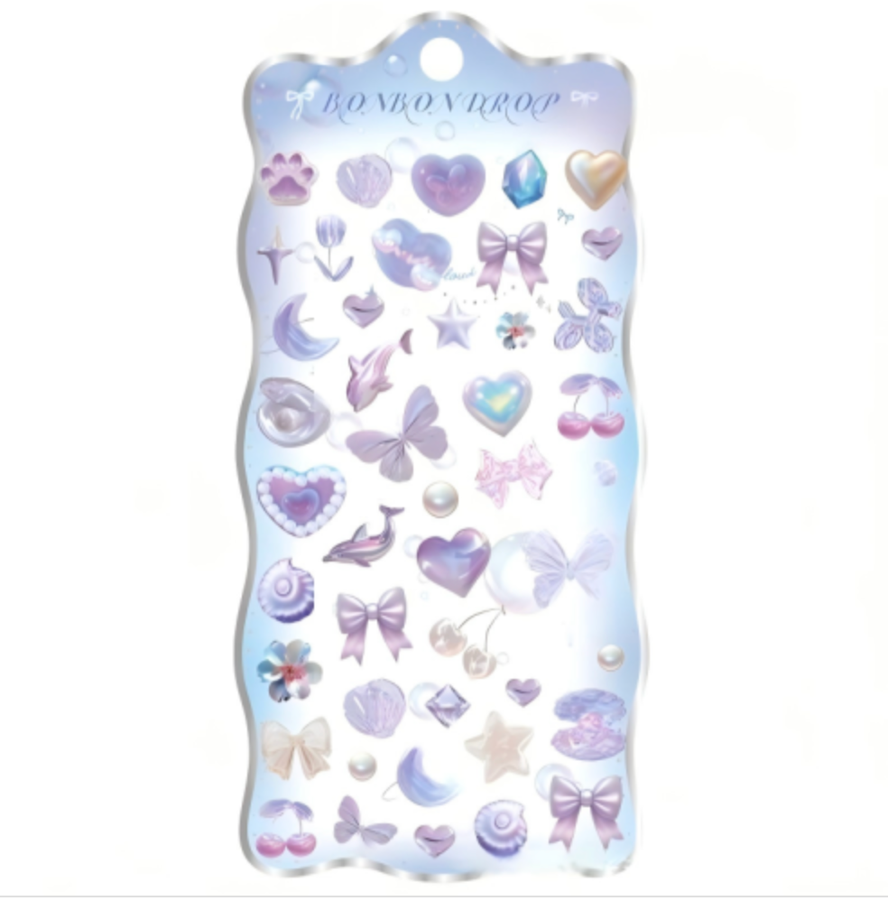 3D Sticker Cute Animal & Dessert Collection, 20-pcs/set