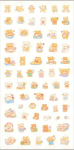 Adorable Animal Sticker collection, 20-pcs/set