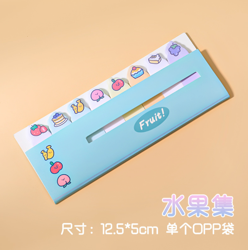 Cute Animal Character Sticker Note, 20-pcs/set