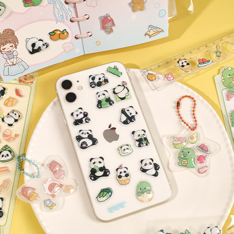3D Stickers Cute Character Collection, 20-pcs/set