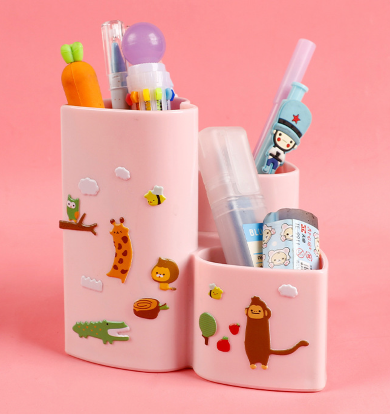 Happy Zoo Sticker Sheet, 20-pcs/set