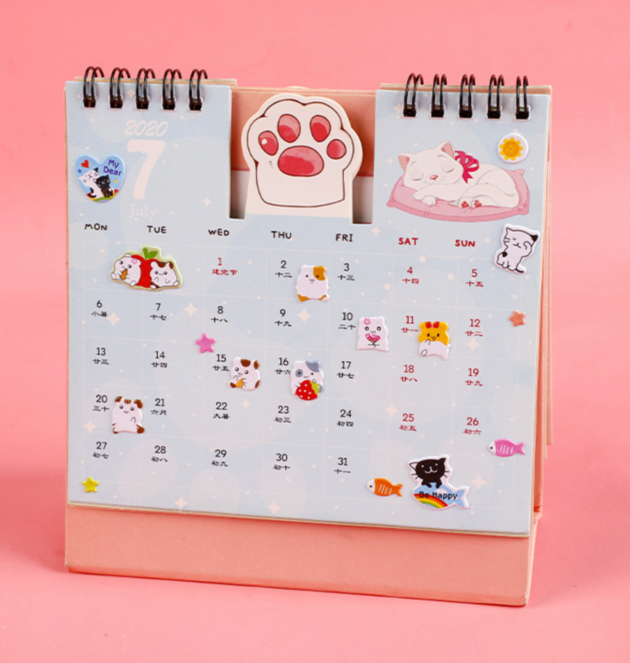 Happy Zoo Sticker Sheet, 20-pcs/set