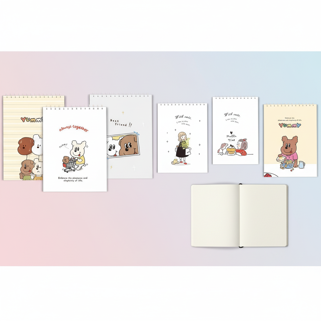 A5速写本系列平铺