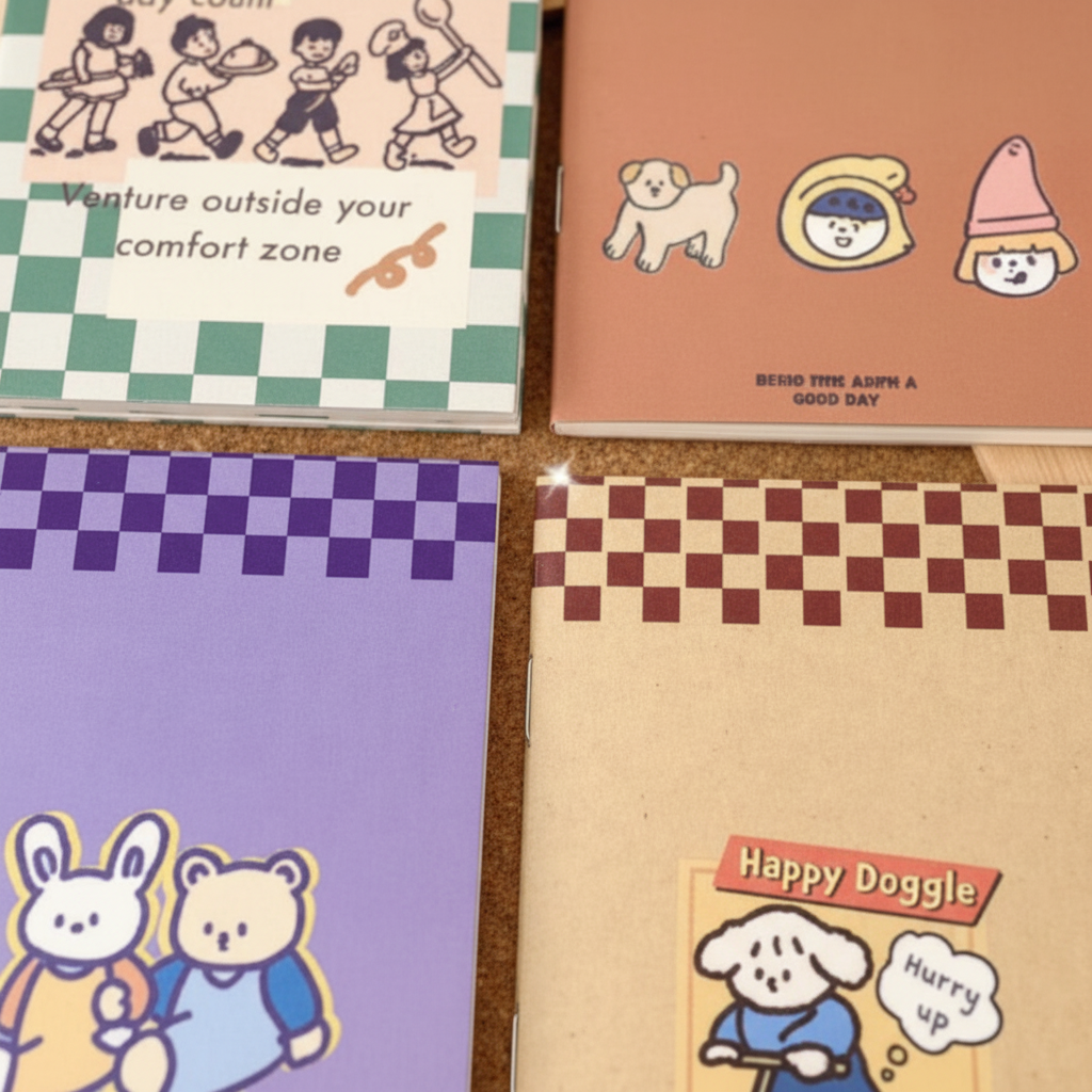 Cover texture and binding detail