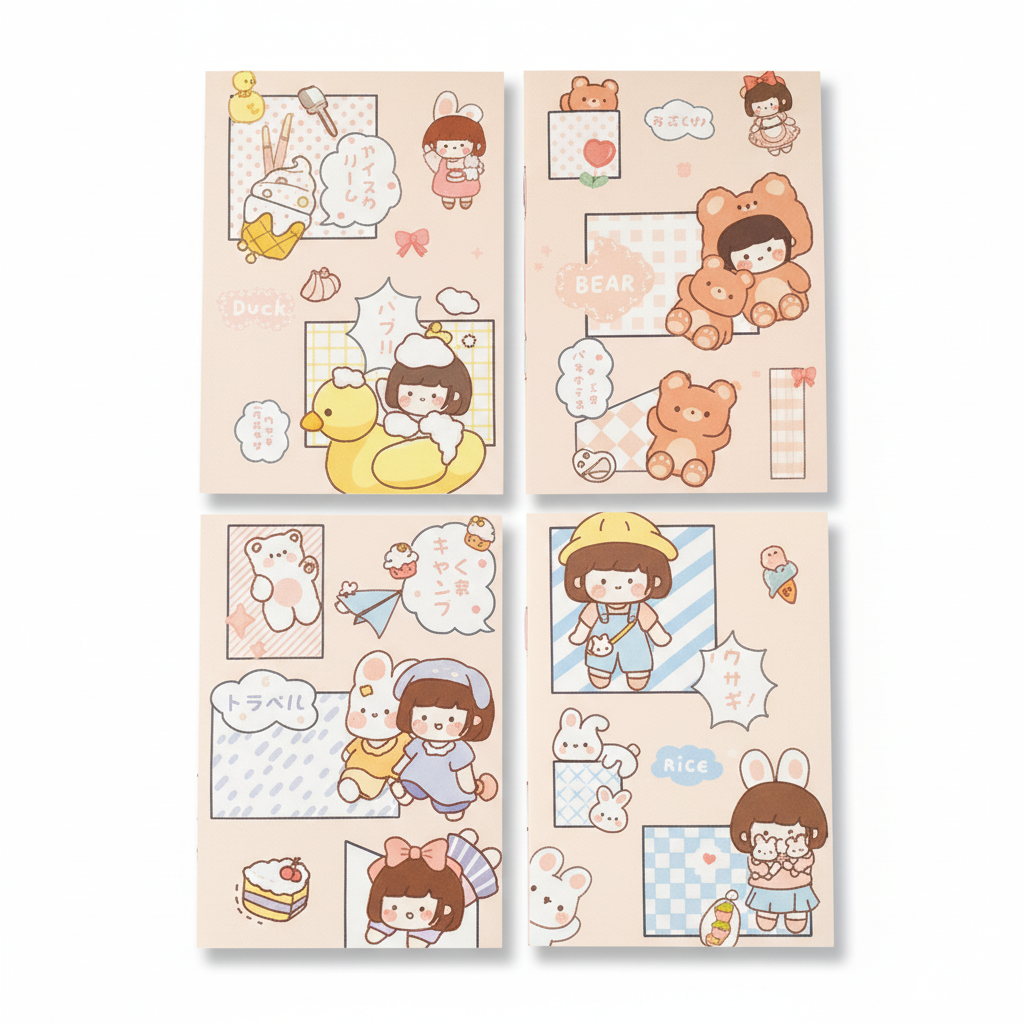 Little rice cake collection white background