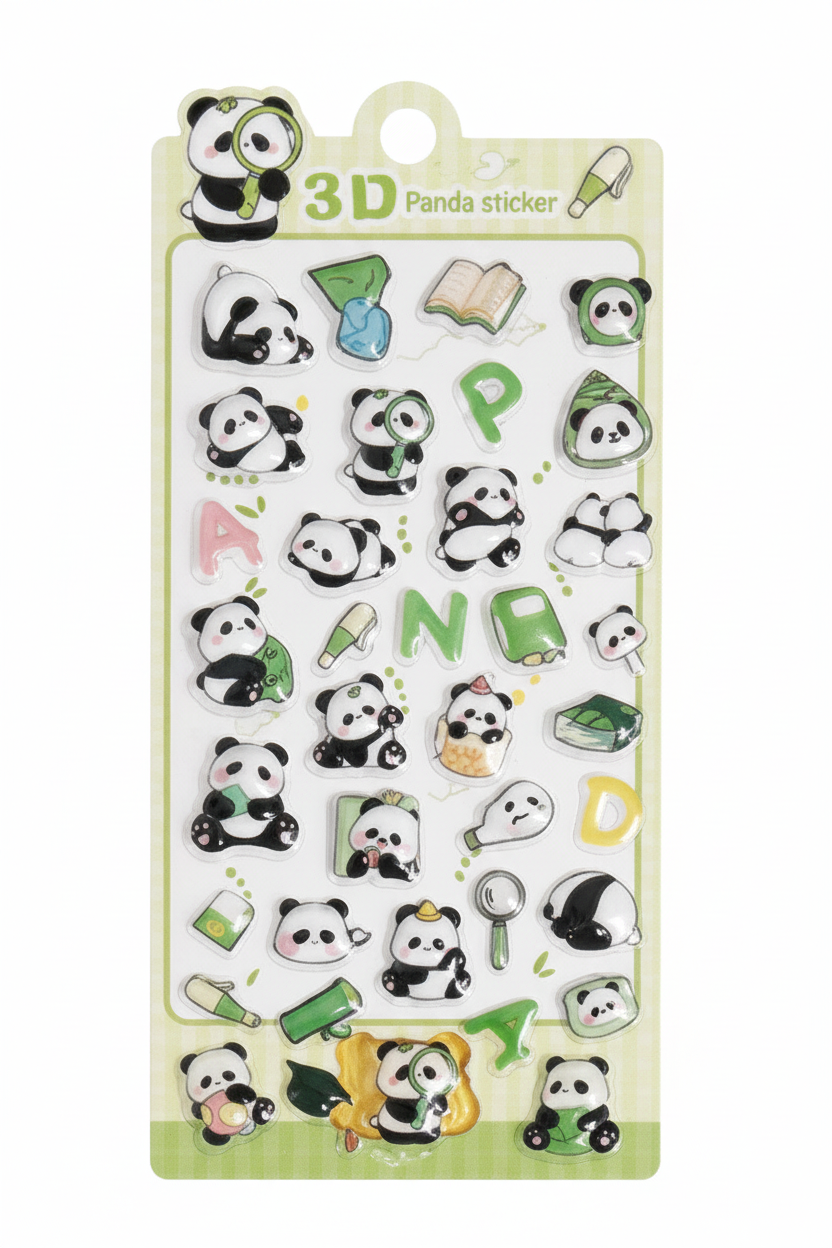 Panda Stickers - Third Design Correct