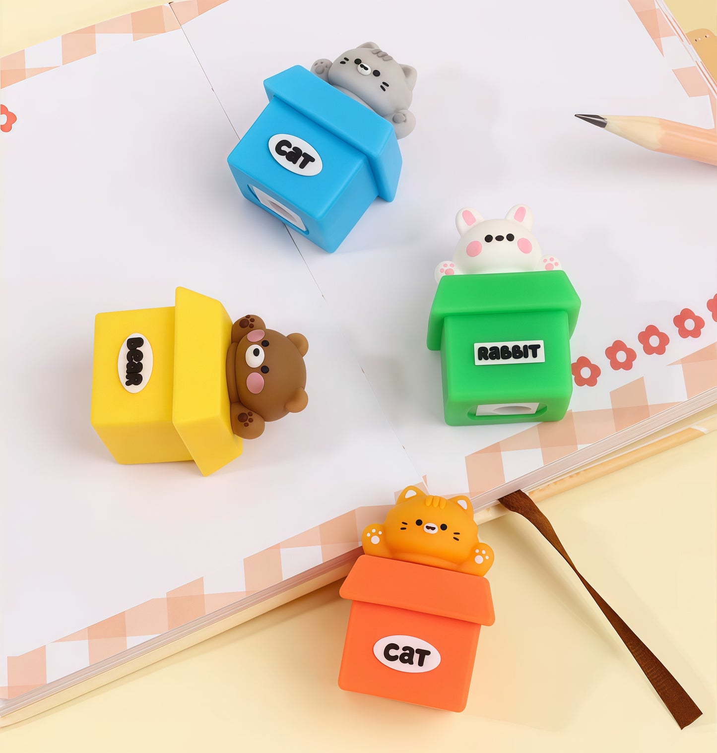 Kitten Mini Pencil Sharpener, 576-pcs/set