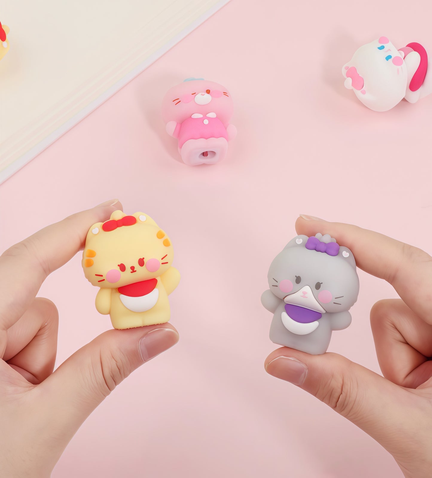Sweet Kitty Pencil Sharpener, 24-pcs