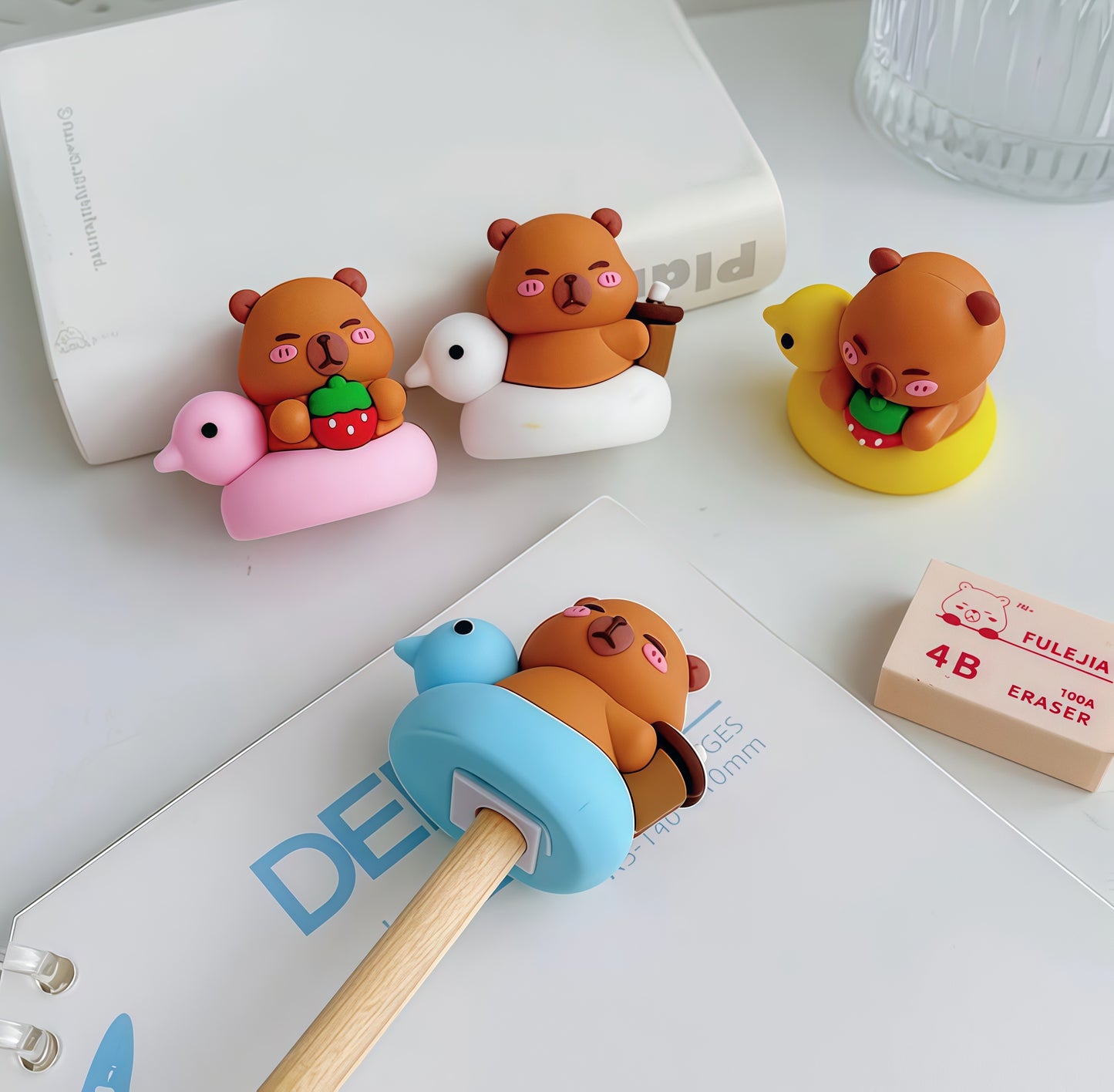 Capybara Mini Pencil Sharpener, 240-pcs/set