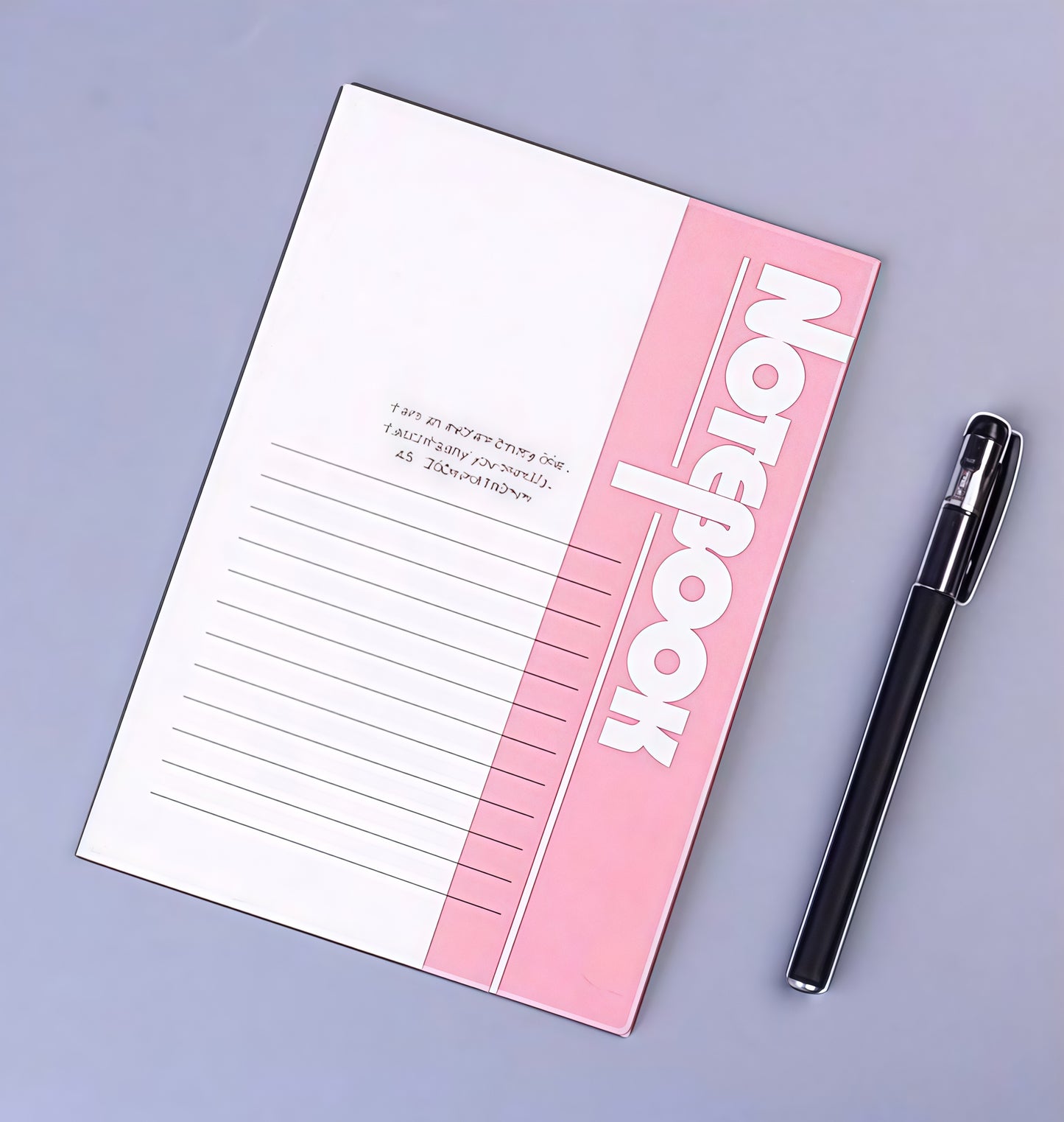 A5 Lined Notebook, 40-pcs/set