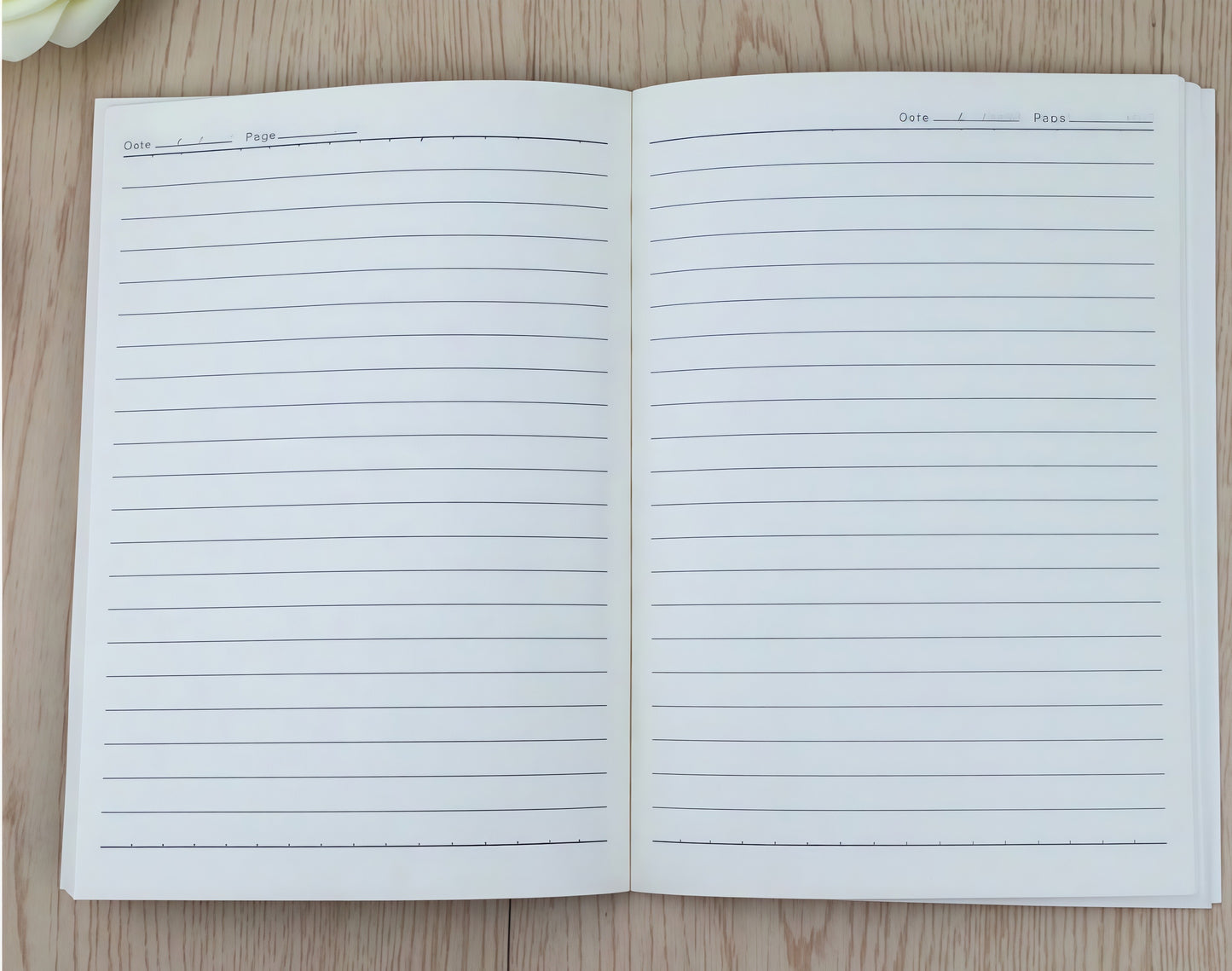 A5 Lined Notebook, 40-pcs/set