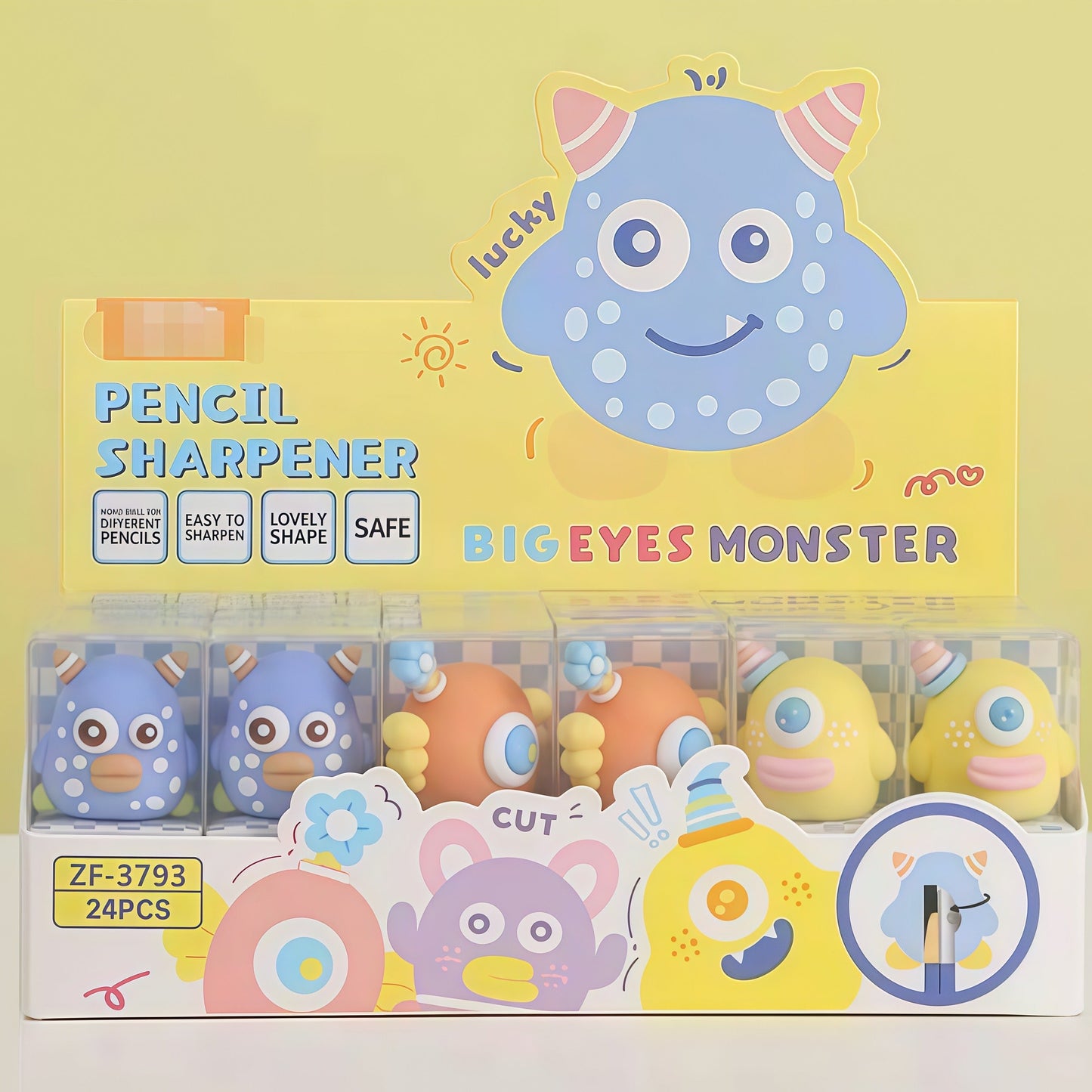 Puppy Mini Pencil Sharpener, 480-pcs/set