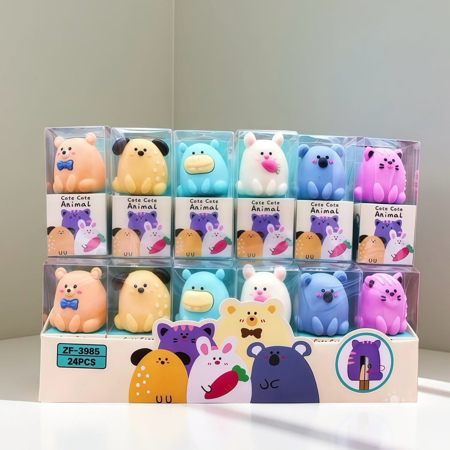 Hippo Mini Pencil Sharpener, 960-pcs/set