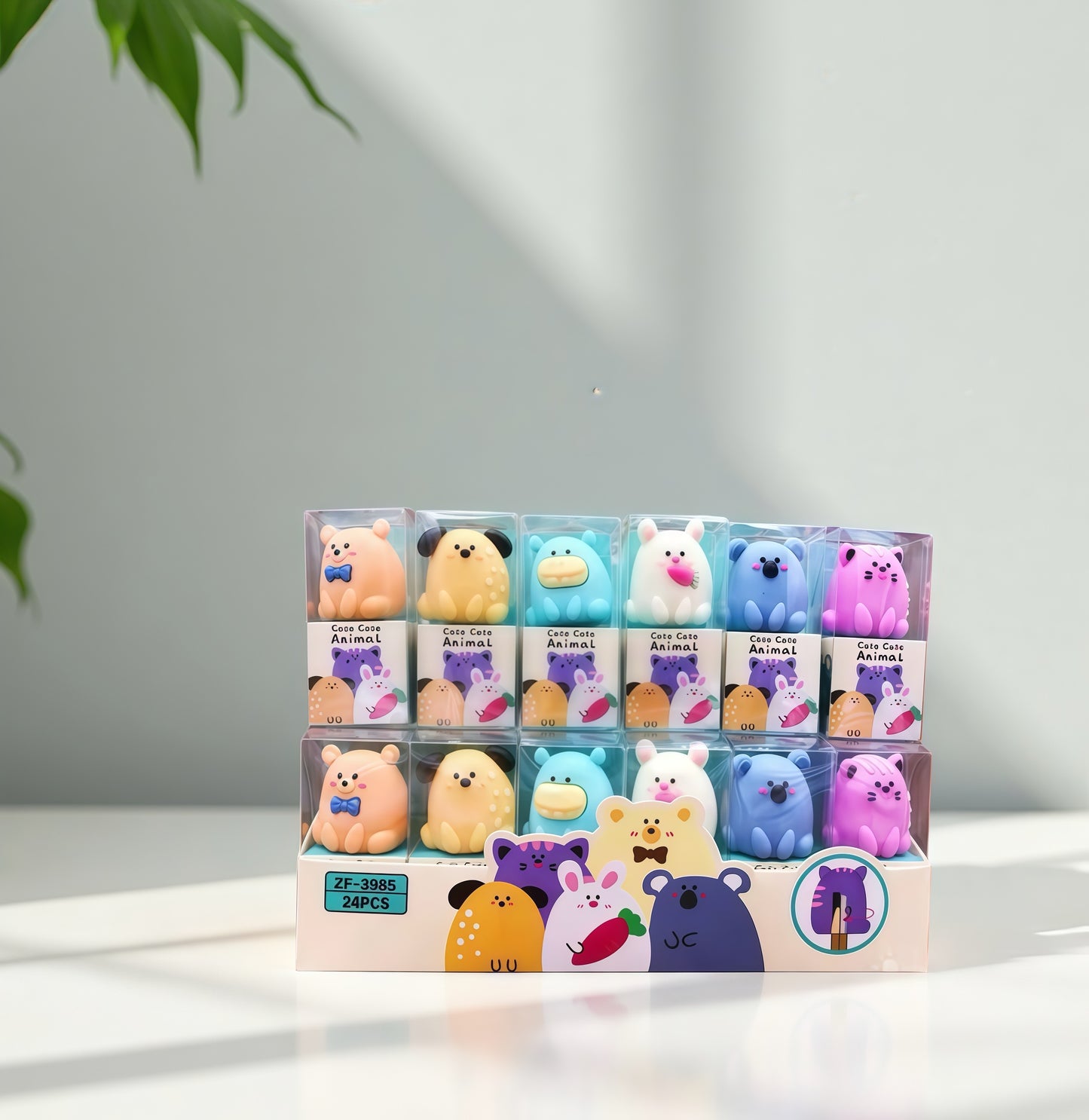 Hippo Mini Pencil Sharpener, 960-pcs/set