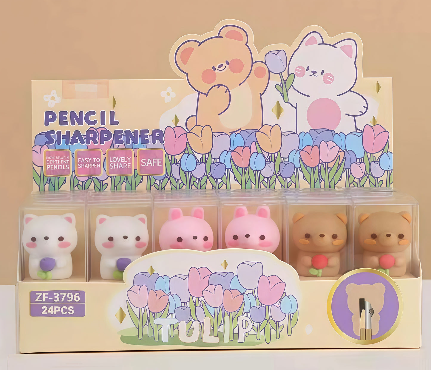 Hippo Mini Pencil Sharpener, 960-pcs/set