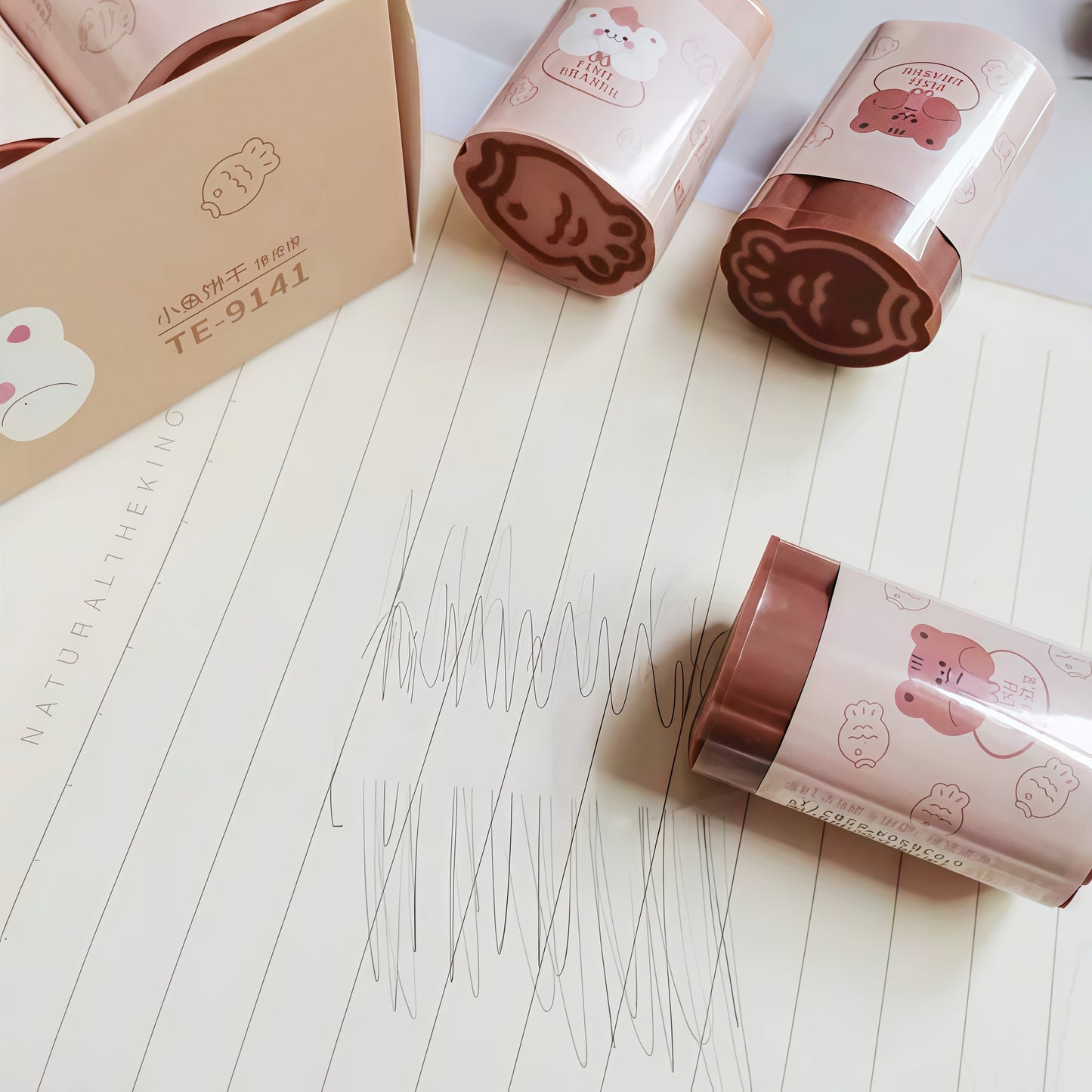 Cute Fish Eraser Set, 48-pcs/set