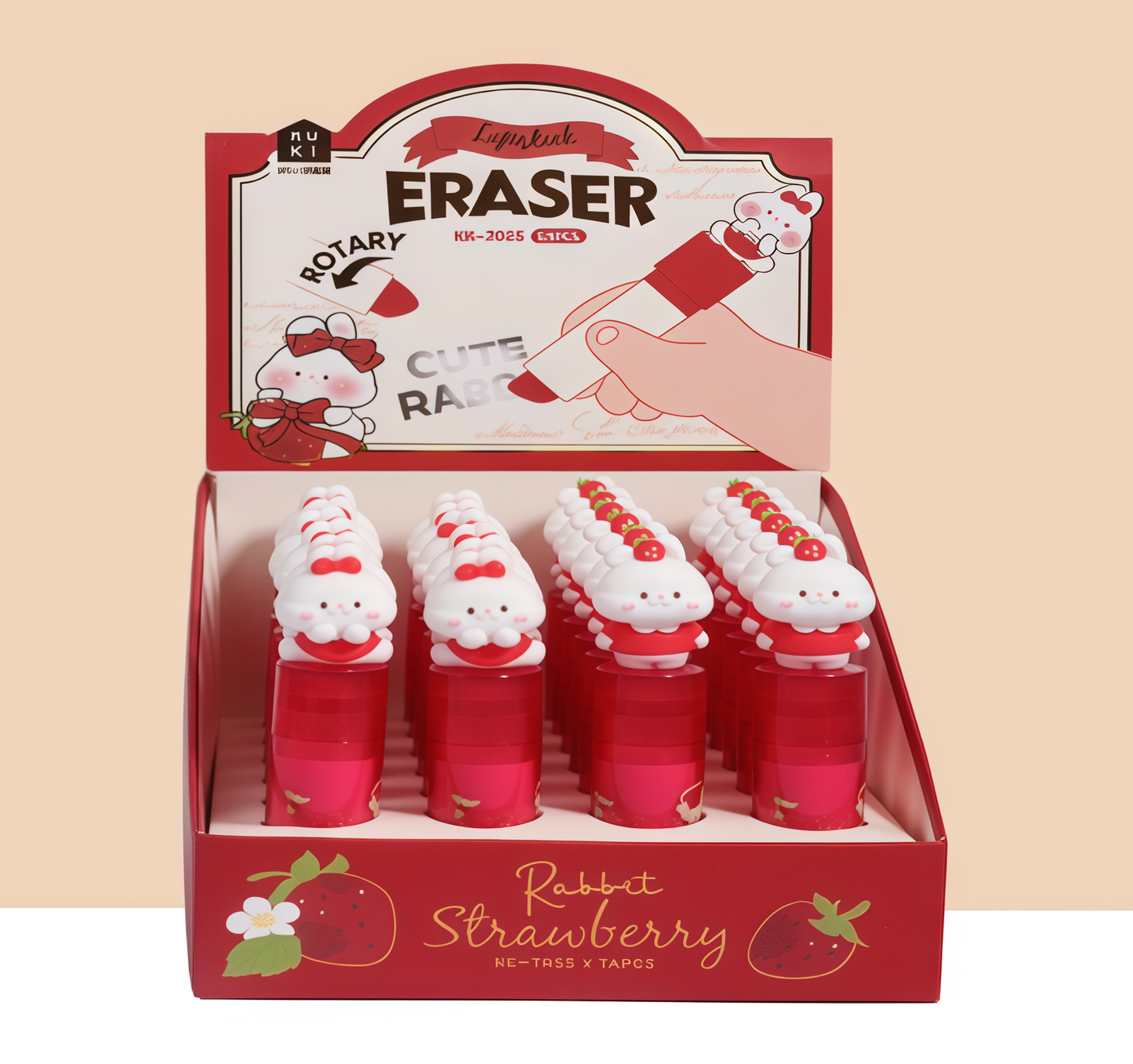 Animal Lipstick Eraser, 576pcs/set