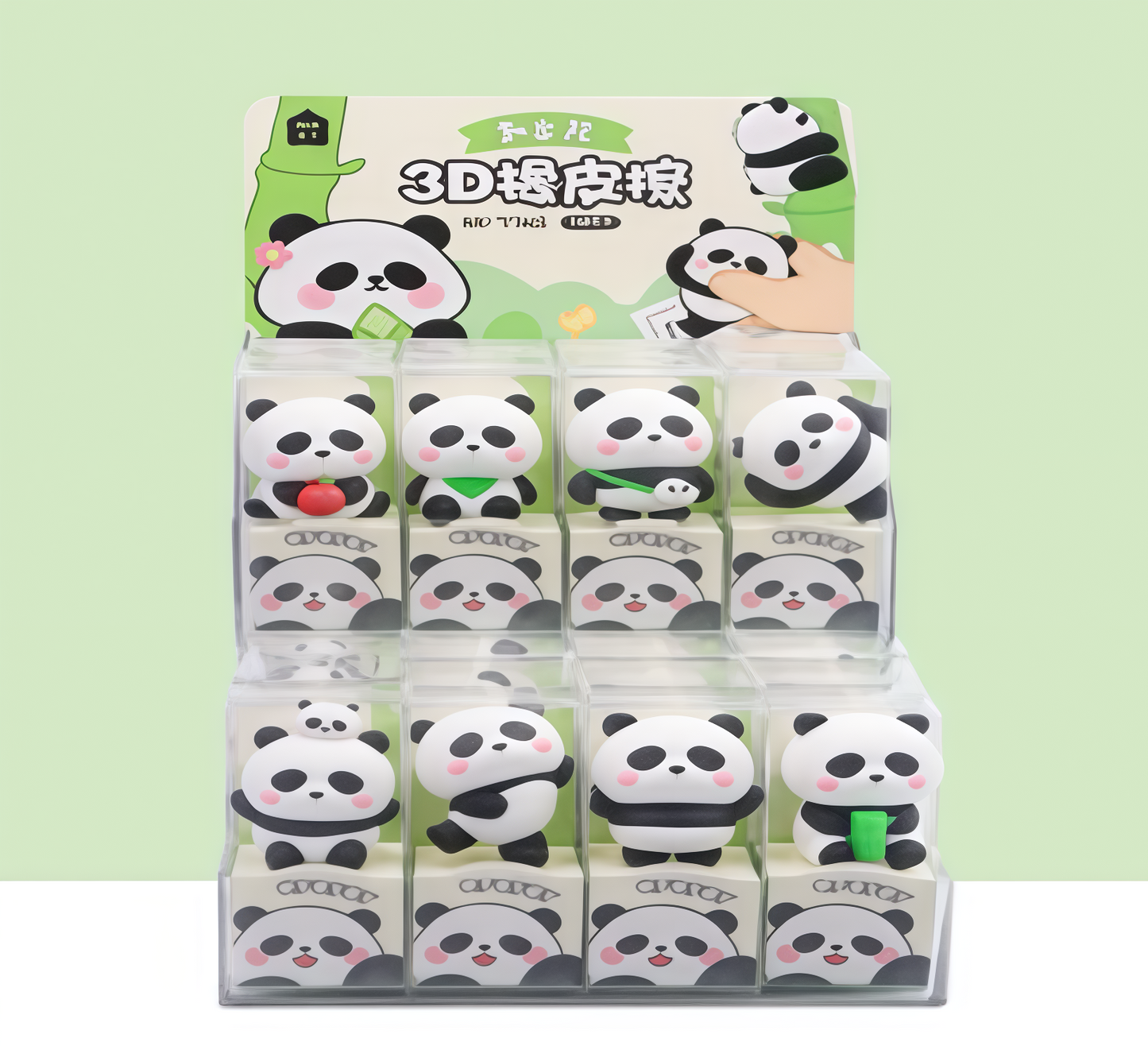 Mini Animal eraser figure, 576-pcs/set