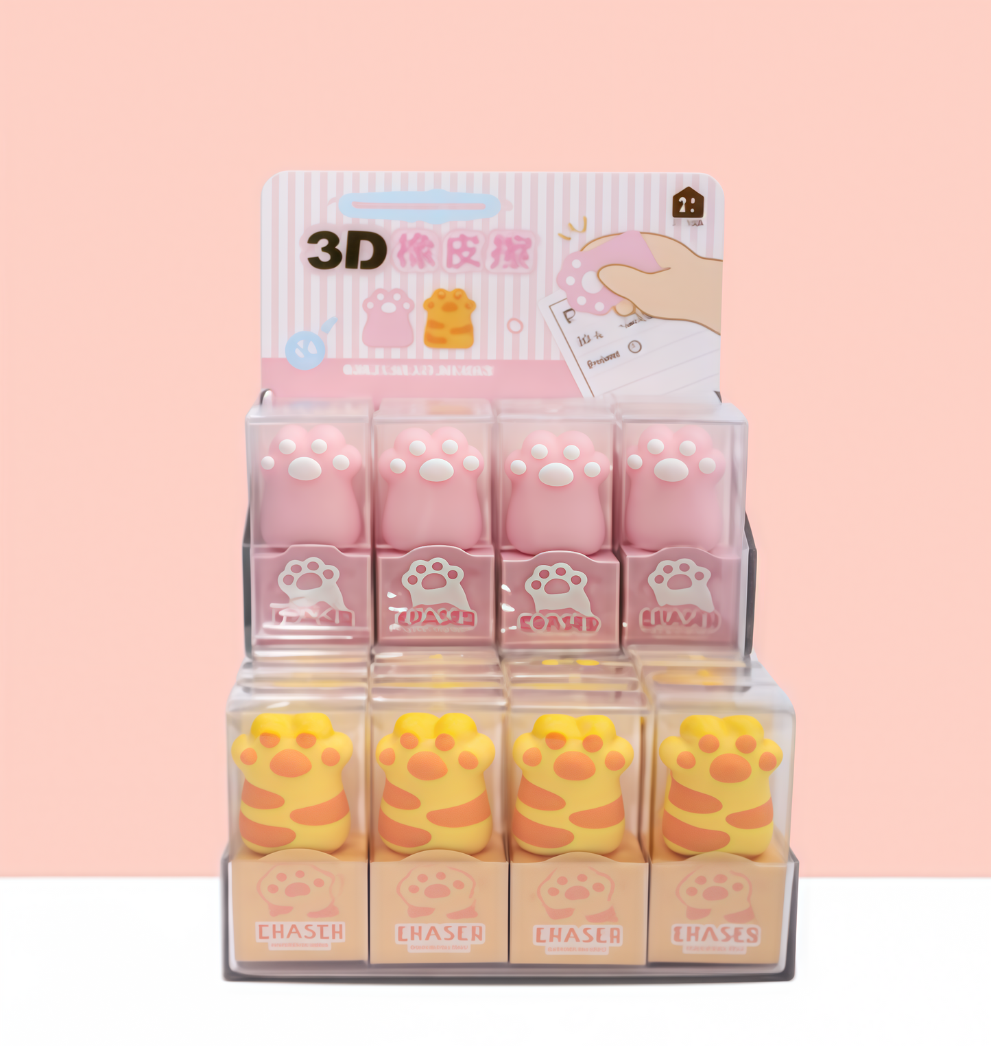Mini Kitty eraser figure, 576-pcs/set