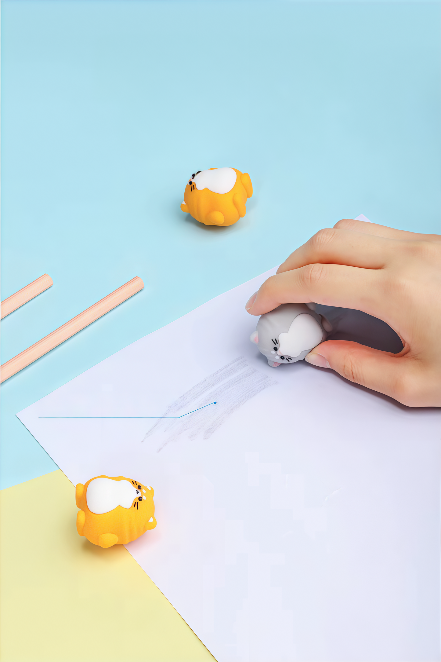 Mini Kitty eraser figure, 576-pcs/set