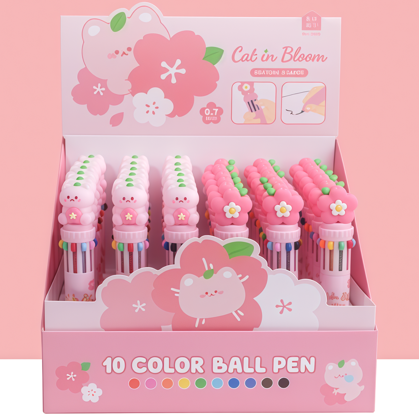 Kitty Ballpoint Pen, 324-pcs/set