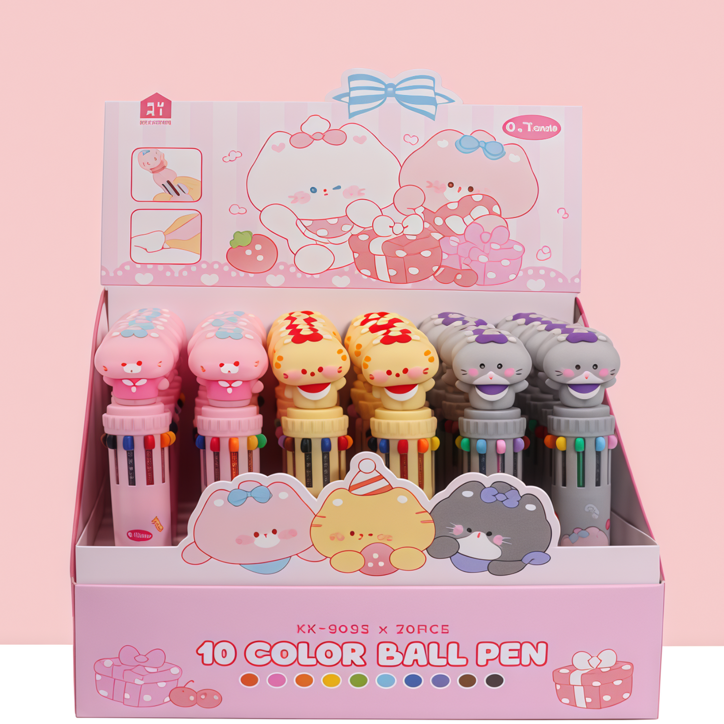 Kitty Ballpoint Pen, 324-pcs/set