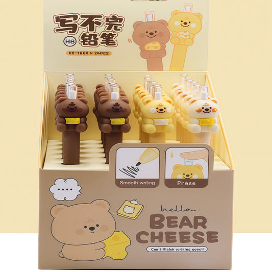 Cheese Bear Eternal Pencil, 24-pcs