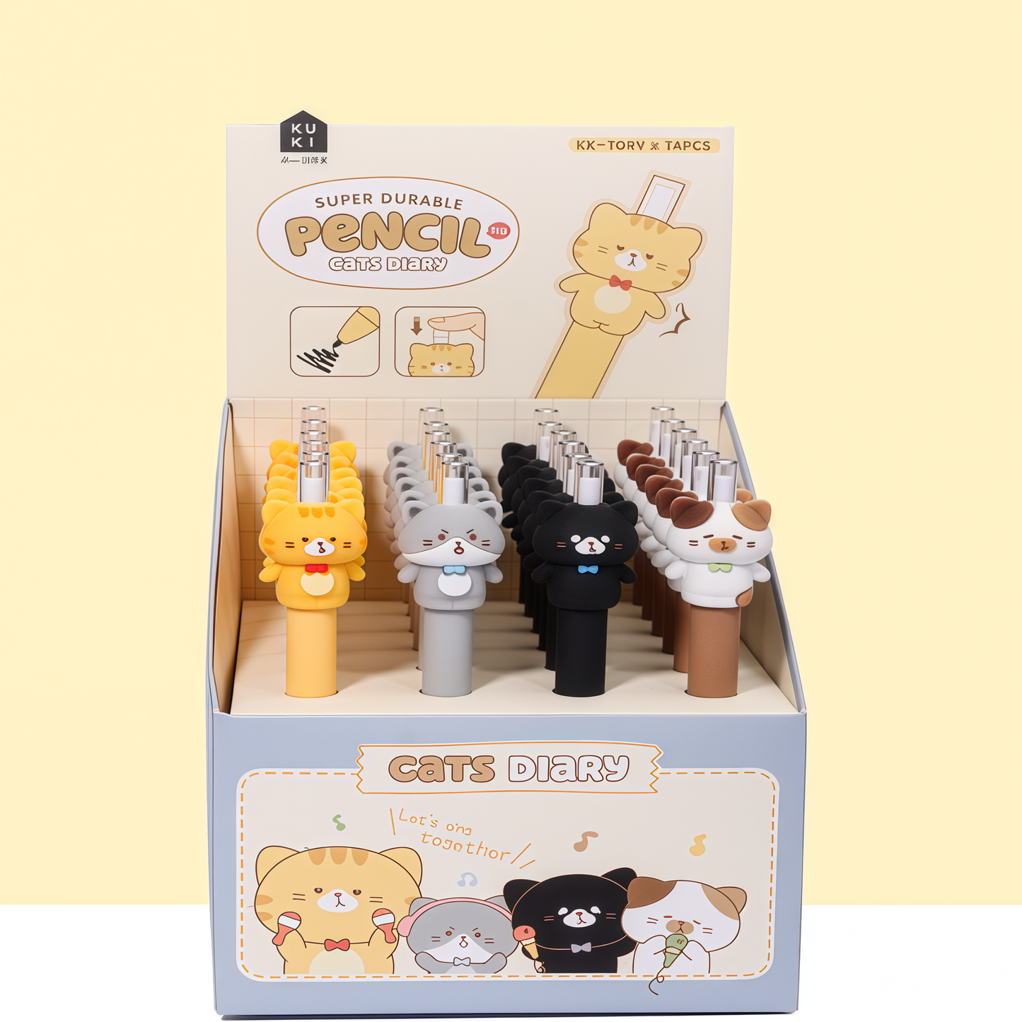 Kitty Metal Pencil, 576-pcs/set