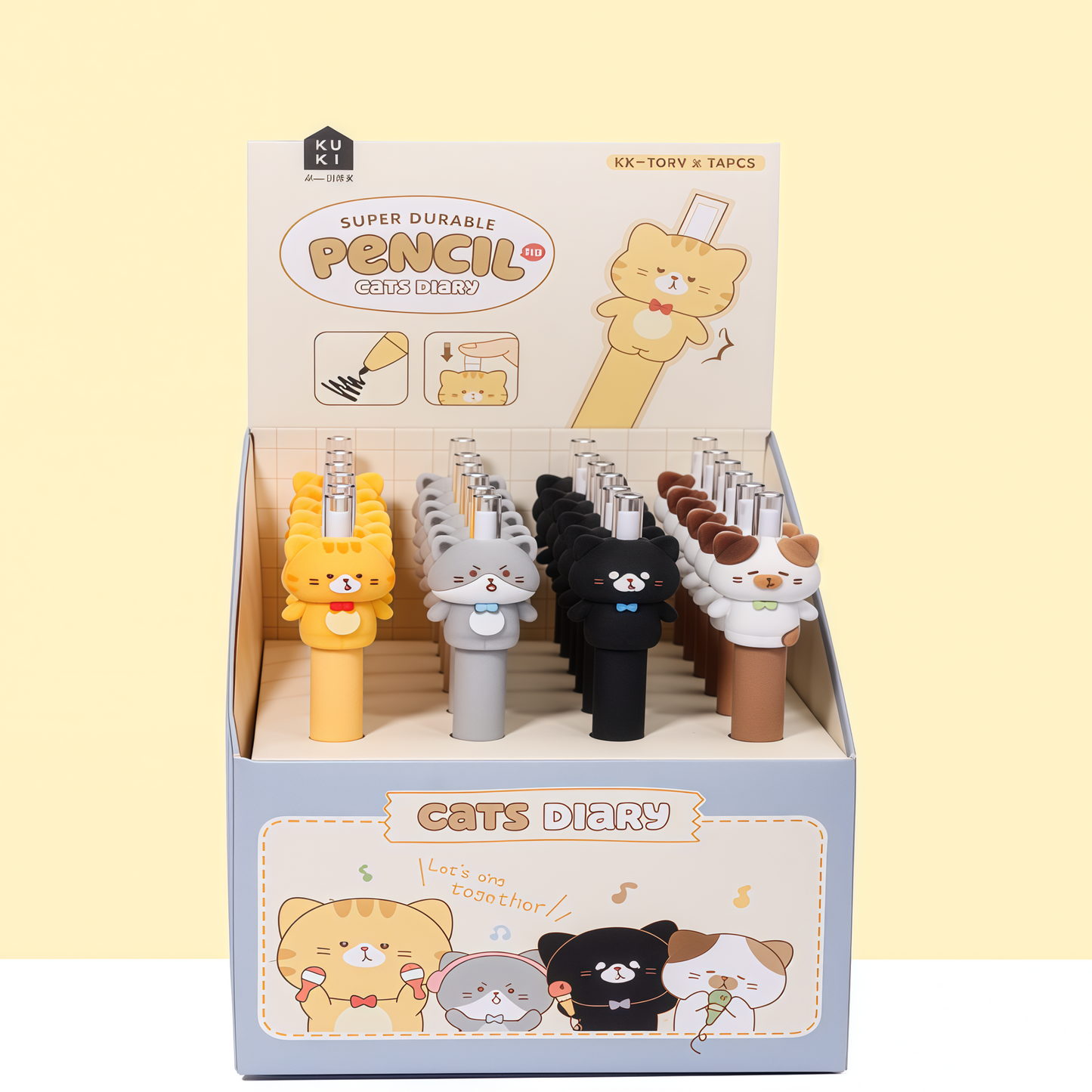 Kitty Metal Pencil, 576-pcs/set