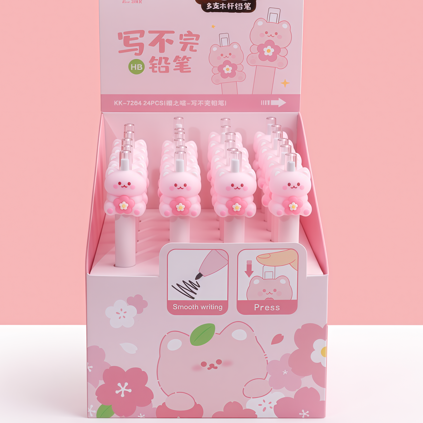 Kitty Metal Pencil, 576-pcs/set